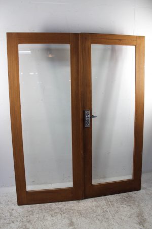 Neat Laminate Glass Door Set | Renovators Paradise Glass Door Set